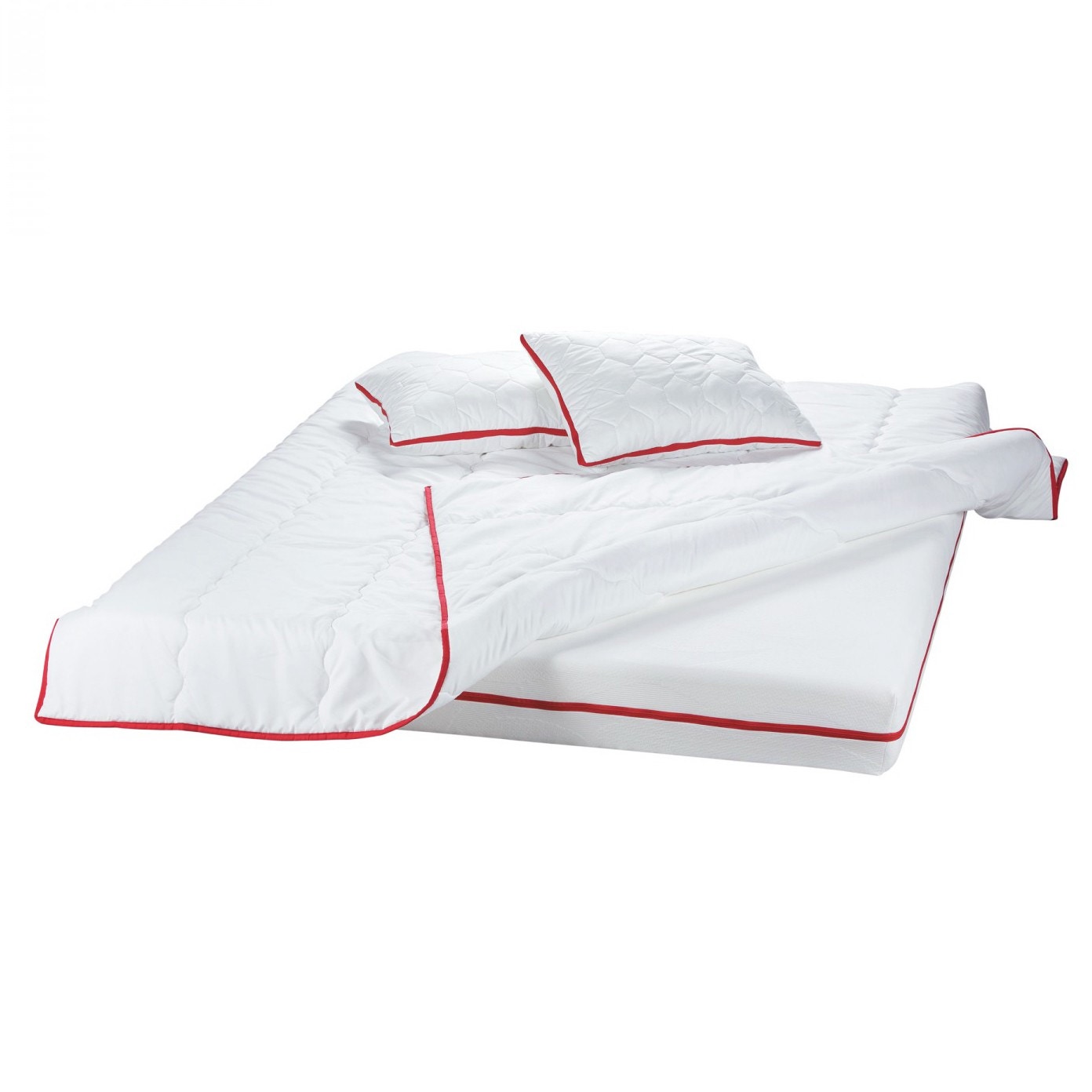 Saltea pat Bedora Confort Relax, cu spuma poliuretanica + memory, fara arcuri, 130 x 200 cm + pilota + perna