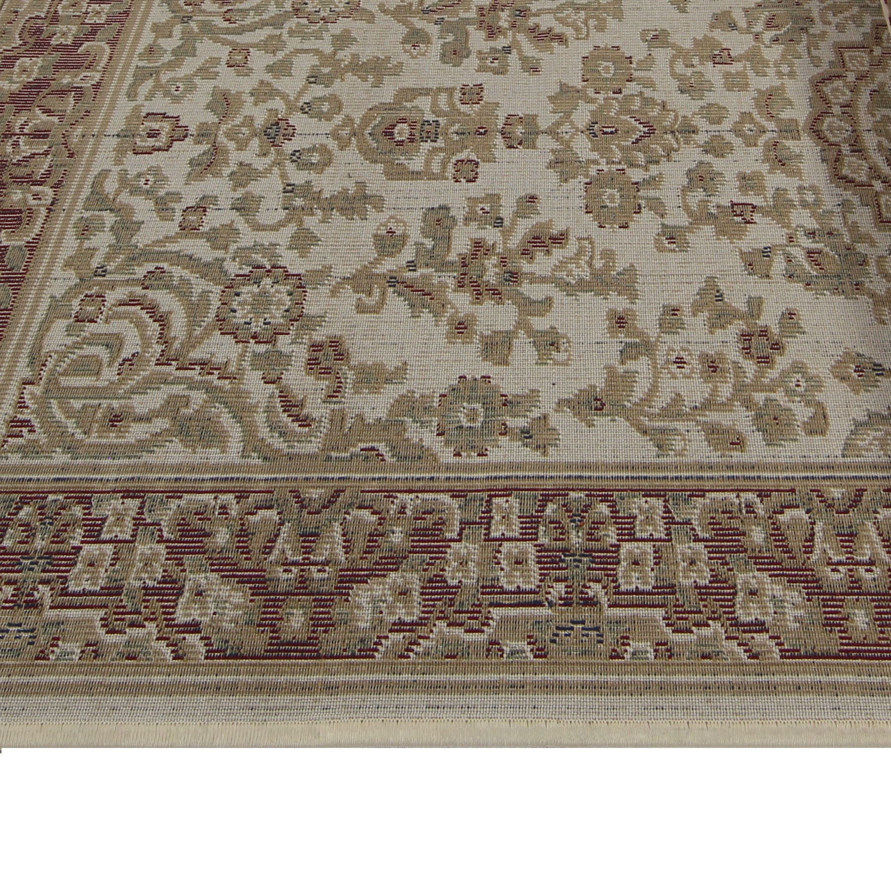 Covor living / dormitor Carpeta Atlas 82271-41333, 60 x 110 cm, polipropilena heat-set, crem, dreptunghiular