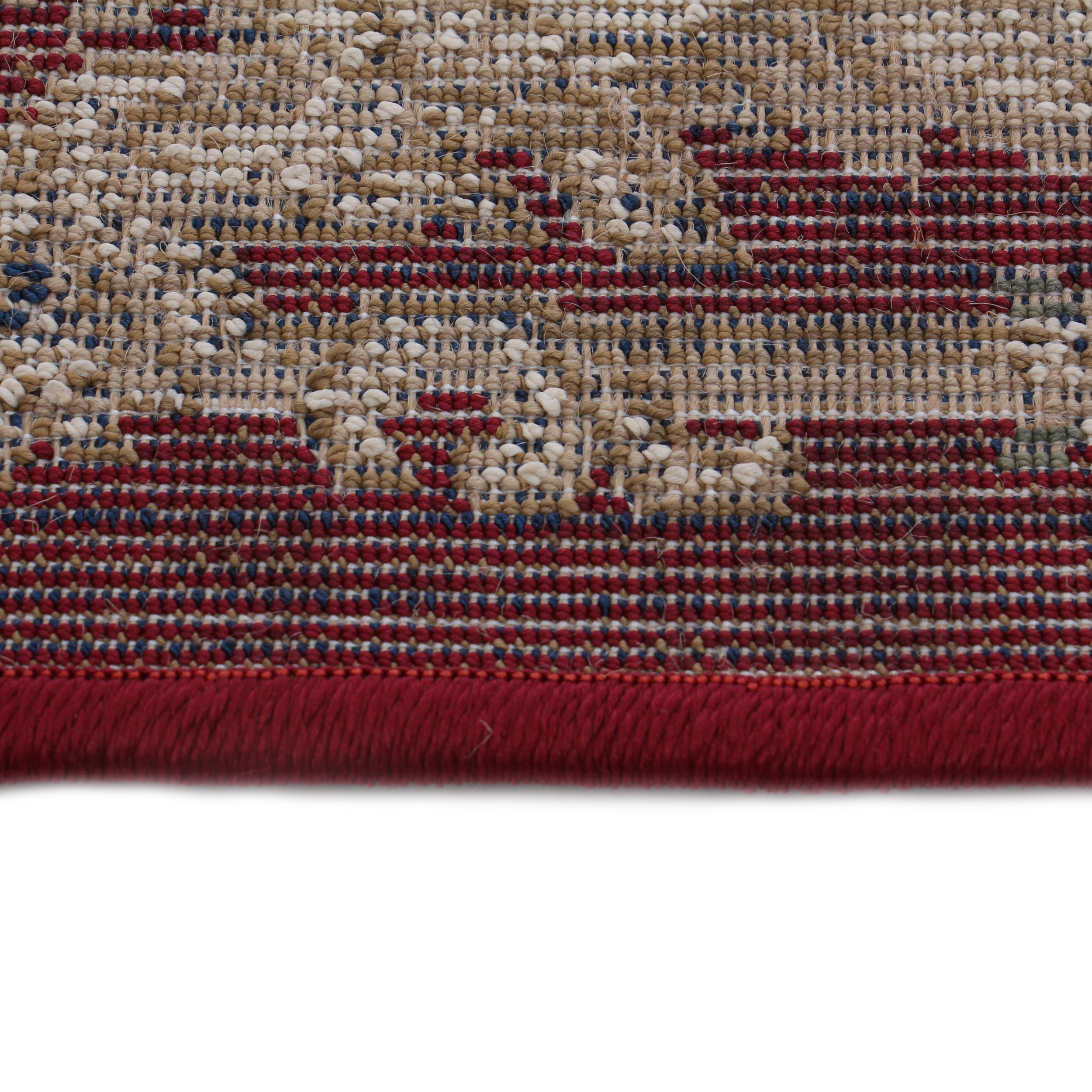 Covor living / dormitor Carpeta Atlas 30241-41355, 160 x 230 cm, polipropilena heat-set, bordo, dreptunghiular