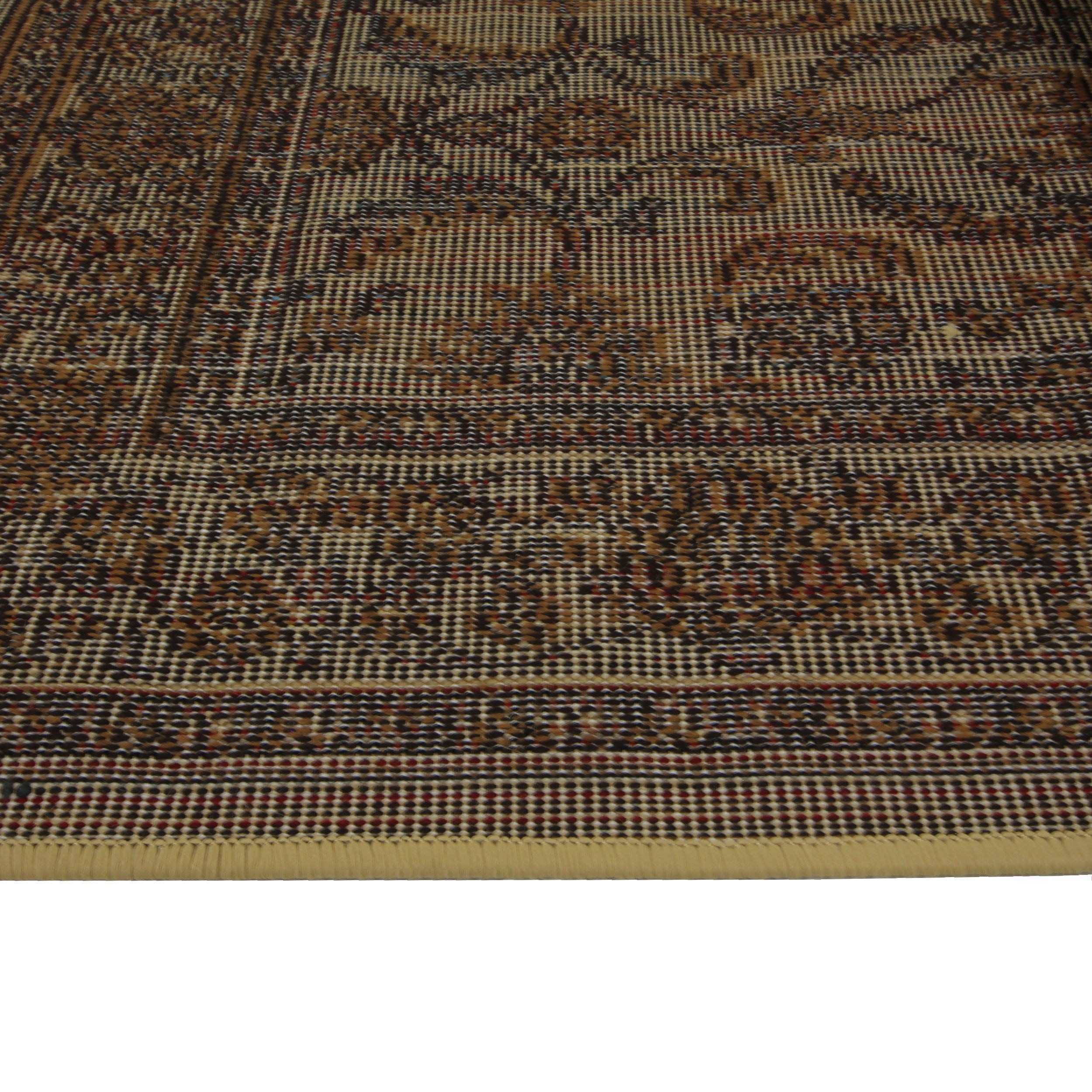 Covor living / dormitor Oriental Weavers Pronto W 33/X88, 67 x 120 cm, polipropilena, crem, dreptunghiular