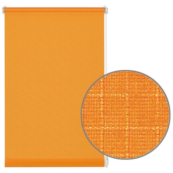 Stor Gardinia Easyfix 10012505, poliester, portocaliu, translucid, 75 x 150 cm
