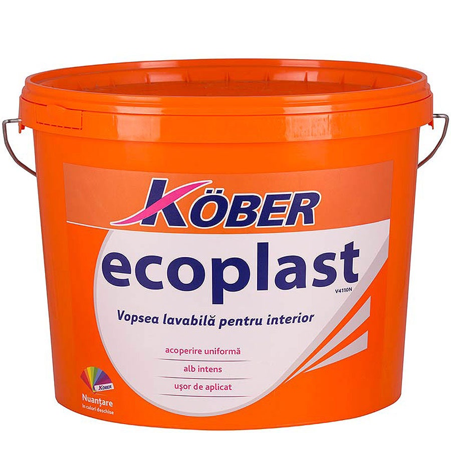 poor federation Elastic Vopsea lavabila interior, Ecoplast, antimucegai, alba, 8.5 L | Istoric  Preturi