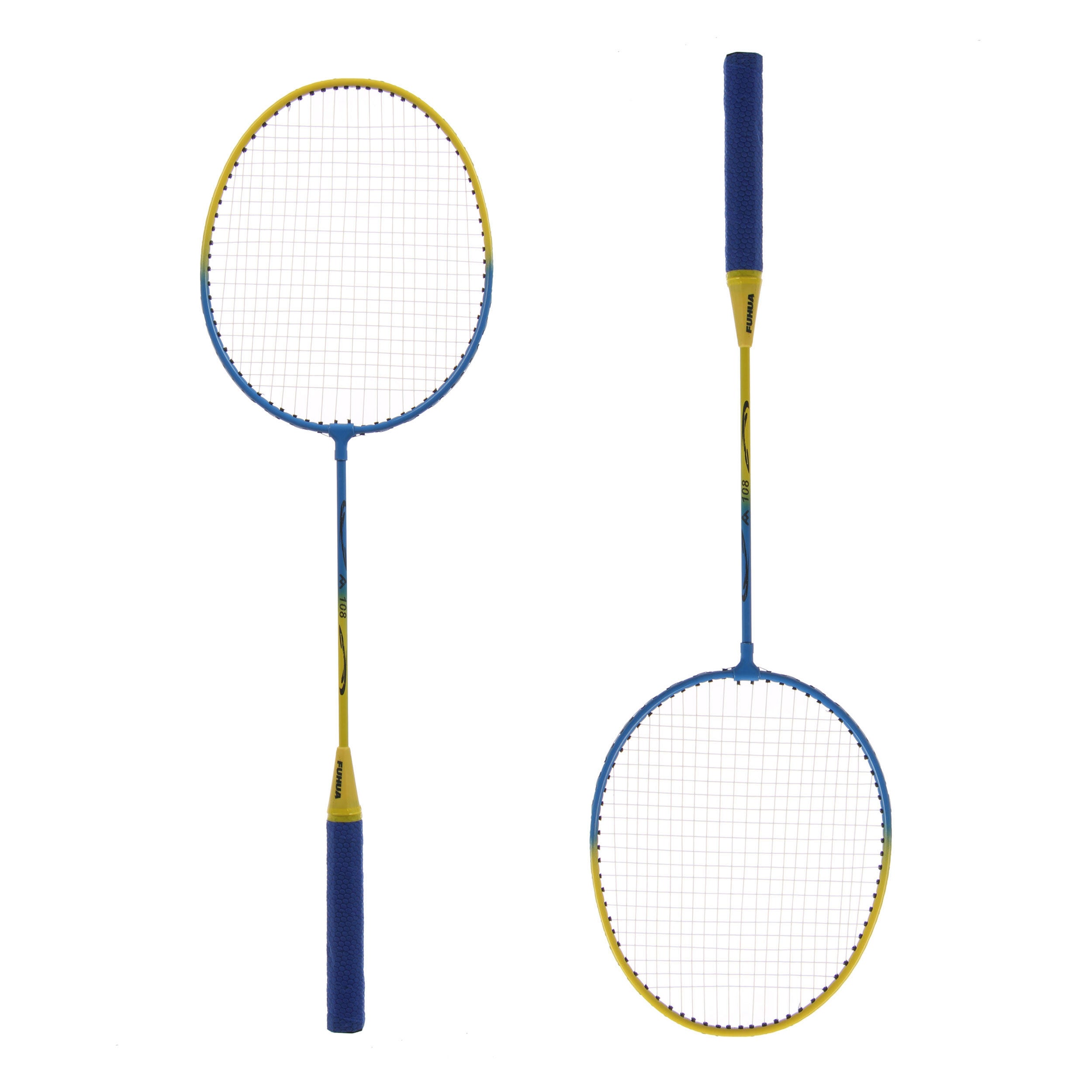 Repellent illegal pale Dedeman - Set badminton, 2 palete, husa, galben + albastru - Dedicat  planurilor tale
