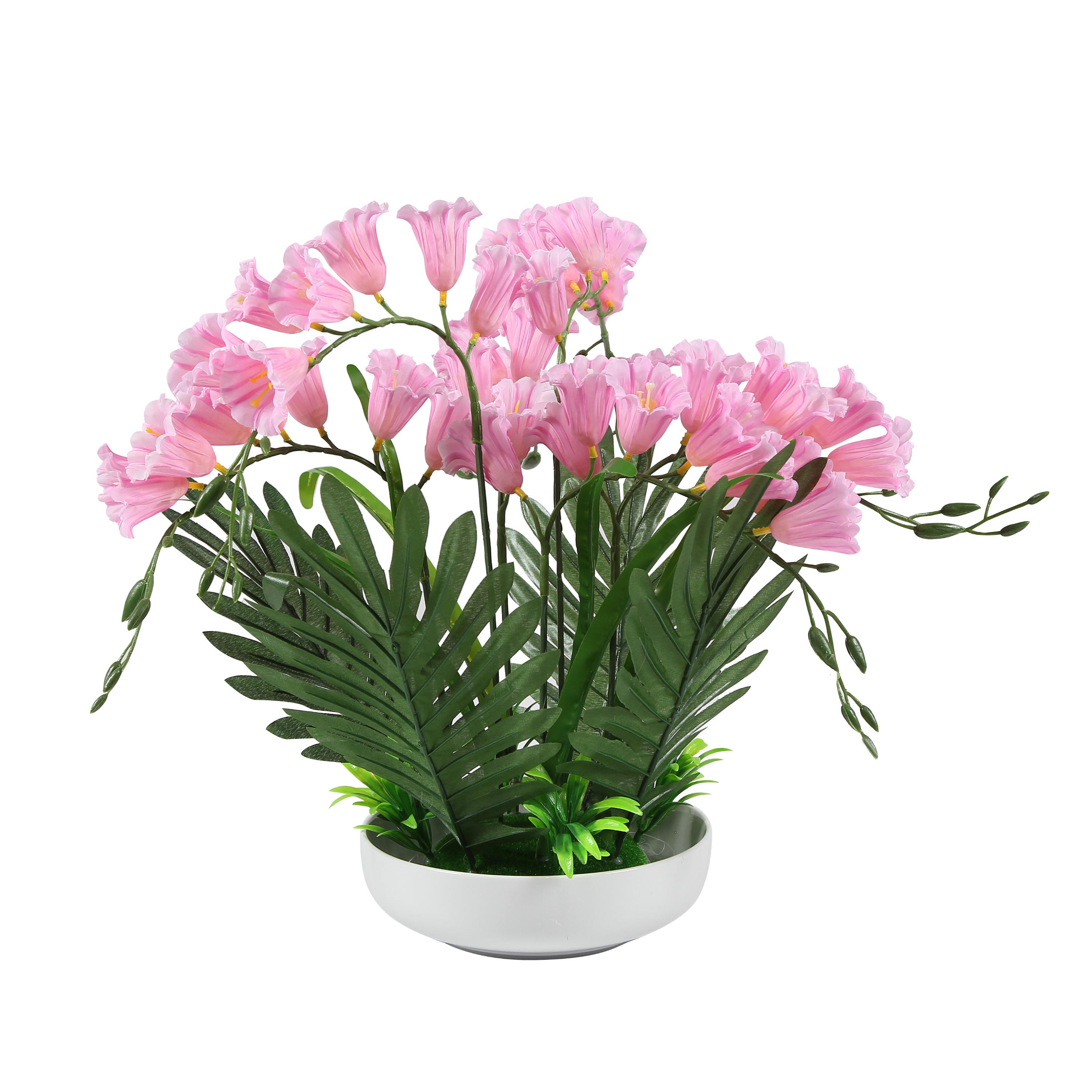 Dedeman artificiala YF81, orhidee roz, 40 cm - Dedicat tale