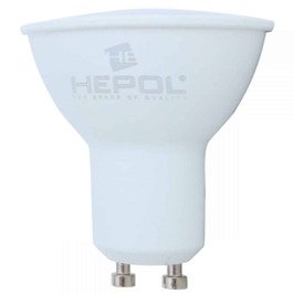 Bec LED Hepol spot GU10 6.5W 600lm lumina calda 3000 K