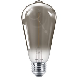 Bec LED filament Philips clasic ST64 E27 2.3W 136lm lumina calda 2700 K, fumuriu