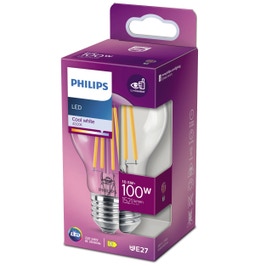 Bec LED filament Philips clasic A60 E27 10.5W 1521lm lumina neutra 4000 K