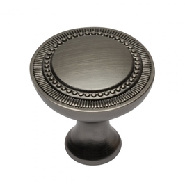 Buton pentru mobila, metalic, gri titan, IFL 77050, Imperia, 31.5 x 31 mm