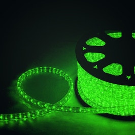 Cablu luminos Hoff, D 13 mm, verde