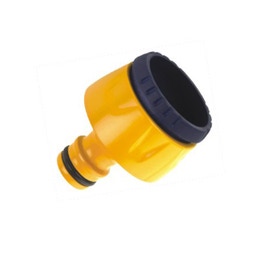 Adaptor robinet - furtun pentru irigatii gradina, 1 iesire, filet exterior, 19 mm/25mm, polipropilena, Grunman DY8023L