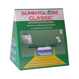 Activator biologic intretinere fose septice, Sunnyglobe Classic, praf, 3 plicuri