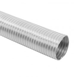 Tub flexibil, pentru tubulatura sistemelor de aerisire / climatizare, Vents, aluminiu, D 100 mm, extensibil 2 m