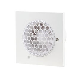 Ventilator baie, axial, Vents Quiet-S, cu panou decorativ, plastic, IP45, 7.5 W, 1700 RPM, 99 mc/h, D 100 mm