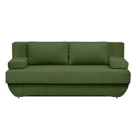 Canapea extensibila 3 locuri Eko Plus, cu lada, verde olive, 190 x 98 x 82 cm, 2C