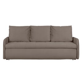 Canapea extensibila 3 locuri Slim, cu lada, maro, 210 x 100 x 95 cm, 3C