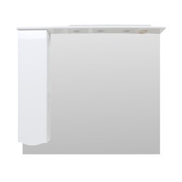 Dulap baie cu oglinda si iluminare, 1 usa, stanga, Arthema Maya 451 - IN - A2, alb, 113 x 17.5 x 100 cm