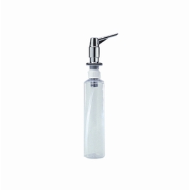 Dozator detergent lichid Alveus 25608, transparent, cu cap cromat, 0.5 litri