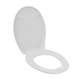 Capac WC din duroplast, MKW uniSet Plus S593V010, alb, inchidere standard