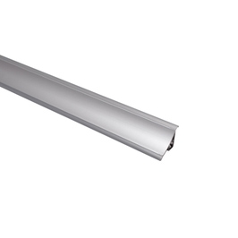 Profil PVC inaltator pentru blat bucatarie, Profilplast argintiu, 25 mm, 3 m