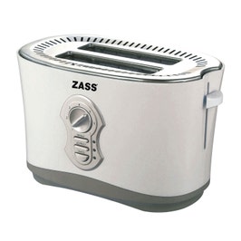 Prajitor de paine Zass ZST 05, 800 W, 2 felii, functie decongelare, functie reincalzire, 7 trepte putere, gri