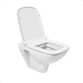 Vas WC suspendat Vitra S20, capac inclus, cu evacuare orizontala, 36 x 52 cm