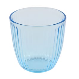 Pahar pentru apa / suc, Line, sticla, albastru, 290 ml, set 6 bucati