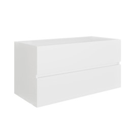 Masca baie pentru lavoar, Savini Due Crea Bagno City 226/F00/EL, cu sertare, alb, montaj suspendat, 100 x 46 x 51 cm