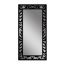 Oglinda decorativa Class Mirrors D4, vopsita negru, dreptunghiulara, 60 x 150 cm