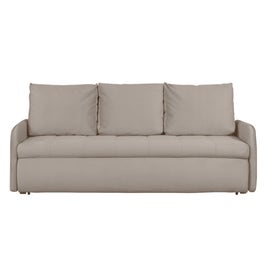 Canapea extensibila 3 locuri Slim, cu lada, cafenie, 210 x 100 x 95 cm, 3C