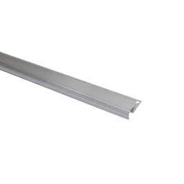 Profil aluminiu pentru treapta, incorporabil, SET S81 argintiu, 3 m