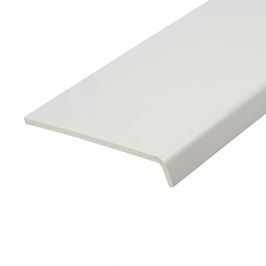 Glaf PVC extrudat exterior pentru ferestre, Plastivan, alb, 500 x 30 x 0.9 cm