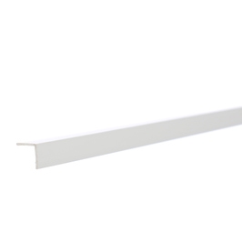 Profil de colt L din PVC, alb, 15 x 15 mm,  2.5 m