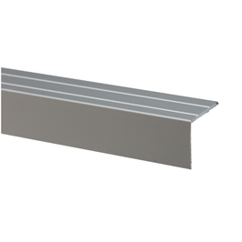 Profil aluminiu pentru treapta, cu surub, SET S45 argintiu, 25 x 20 mm, 3 m