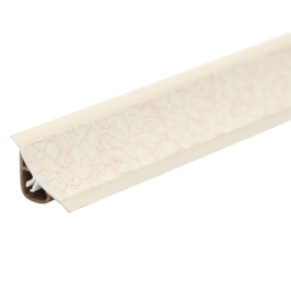 Plinta PVC pentru blat baie sau bucatarie, Korner, Flamenco, cu margini flexibile cauciucate, 23 mm, 3 m