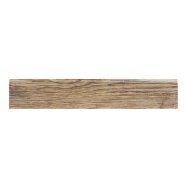Plinta gresie portelanata Rila Oak, imitatie lemn, maro, 8 x 45 cm