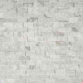 Piatra naturala decorativa Modulo Natimur Mosaic White, interior, alb + gri, 0.63 mp