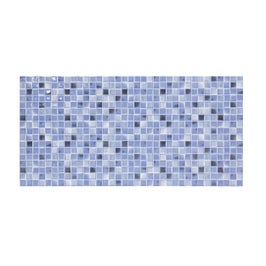 Faianta baie / bucatarie Trend Azul, albastra, lucioasa, aspect mozaic, 25 x 50 cm