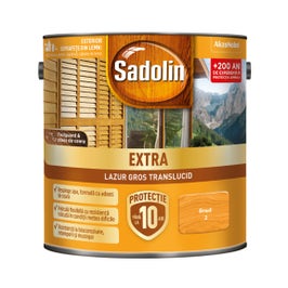 Lac / lazura pentru lemn, Sadolin Extra, brad, exterior, 2.5 L