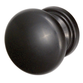 Buton pentru mobila, plastic, negru, M 484.09.19, 32 x 27 mm