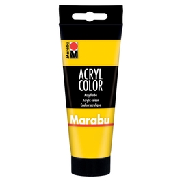 Vopsea acrilica, Marabu Acryl Color, pe baza de apa, yellow 019, 225 ml