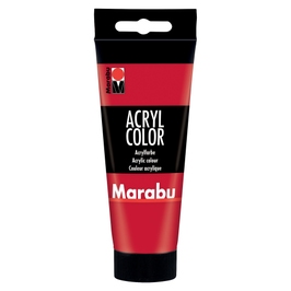 Vopsea acrilica, Marabu Acryl Color, pe baza de apa, cherry red 031, 225 ml