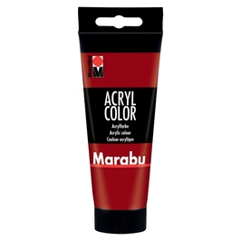 Vopsea acrilica, Marabu Acryl Color, pe baza de apa, ruby red 038, 100 ml
