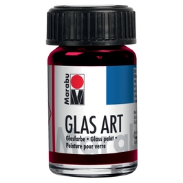 Vopsea pentru sticla, Marabu Glas Art, carmine red 432, 15 ml