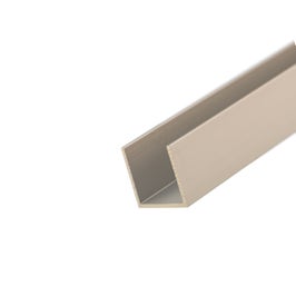 Profil aluminiu eloxat, tip U, 2000 x 15 x 15 x 15 x 1.5 mm