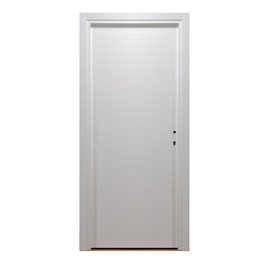 Usa interior celulara, Eco Euro Doors HDF D, stanga, alb, 205 x 66 cm, cu toc