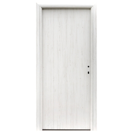 Usa interior celulara, Eco Euro Doors R80 Doina, stanga, alb, 202 x 66 x 4 cm, cu toc
