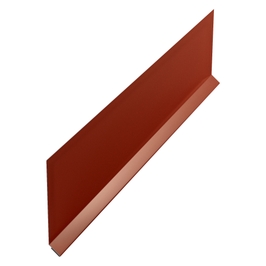 Prelungire fronton Bilka, rosu lucios (RAL 3011), 2000 x 150 x 0.4 mm