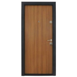 Usa interior metalica Arta Door Clasic PVC, stanga, teak, 201 x 88 cm
