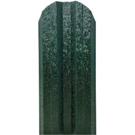 Sipca metalica cutata pentru gard, verde / RAL 6005, 1400 x 115 x 0.5 mm, set 25 bucati + 50 bucati surub autoforant