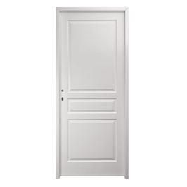 Usa interior celulara, Eco Euro Doors HDF P, dreapta, alb, 205 x 66 x 4 cm, cu toc